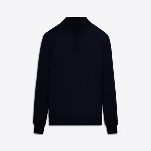 Super Merino Solid Quarter Zip Sweater