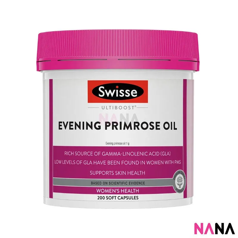 Swisse Ultiboost Evening Primrose Oil 200 Capsules x2