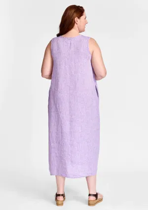 Sybil Midi Dress Amethyst Yarn