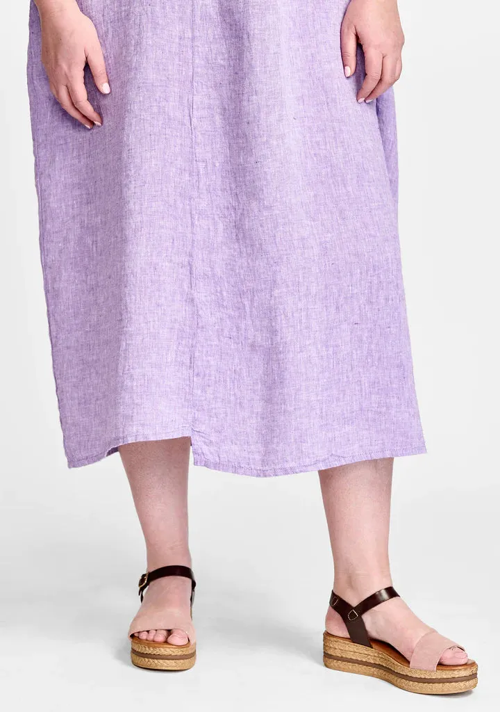Sybil Midi Dress Amethyst Yarn