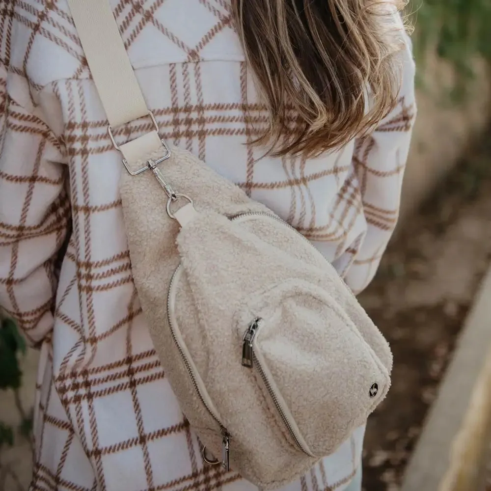 Tan Sherpa SLING BAG