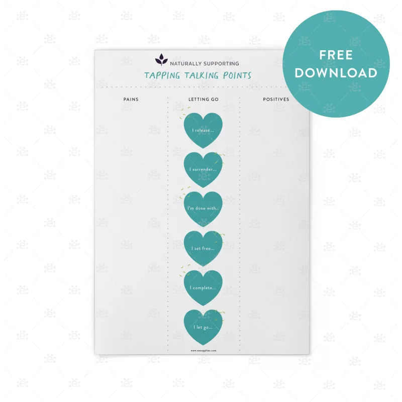 Tapping Scripts Chart - FREE Download