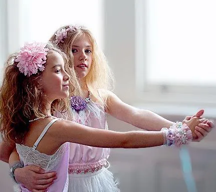 The Miss Hepburn Crystal & Lace Designer Girls Headband