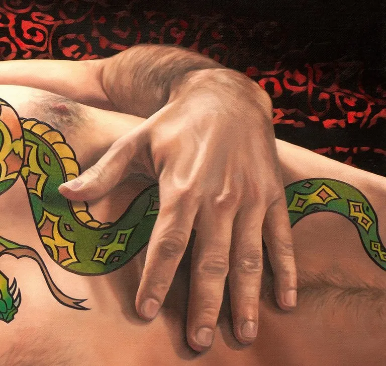 The Snake Charmer painting