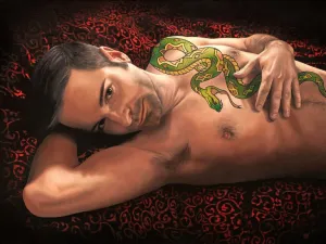 The Snake Charmer painting