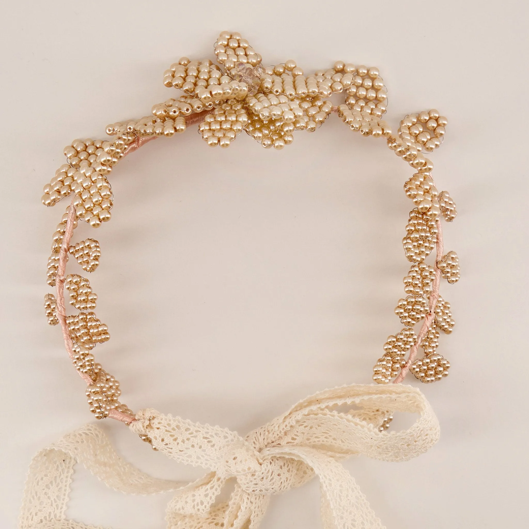 The Snowflake Pearl Luxury Hair Garland