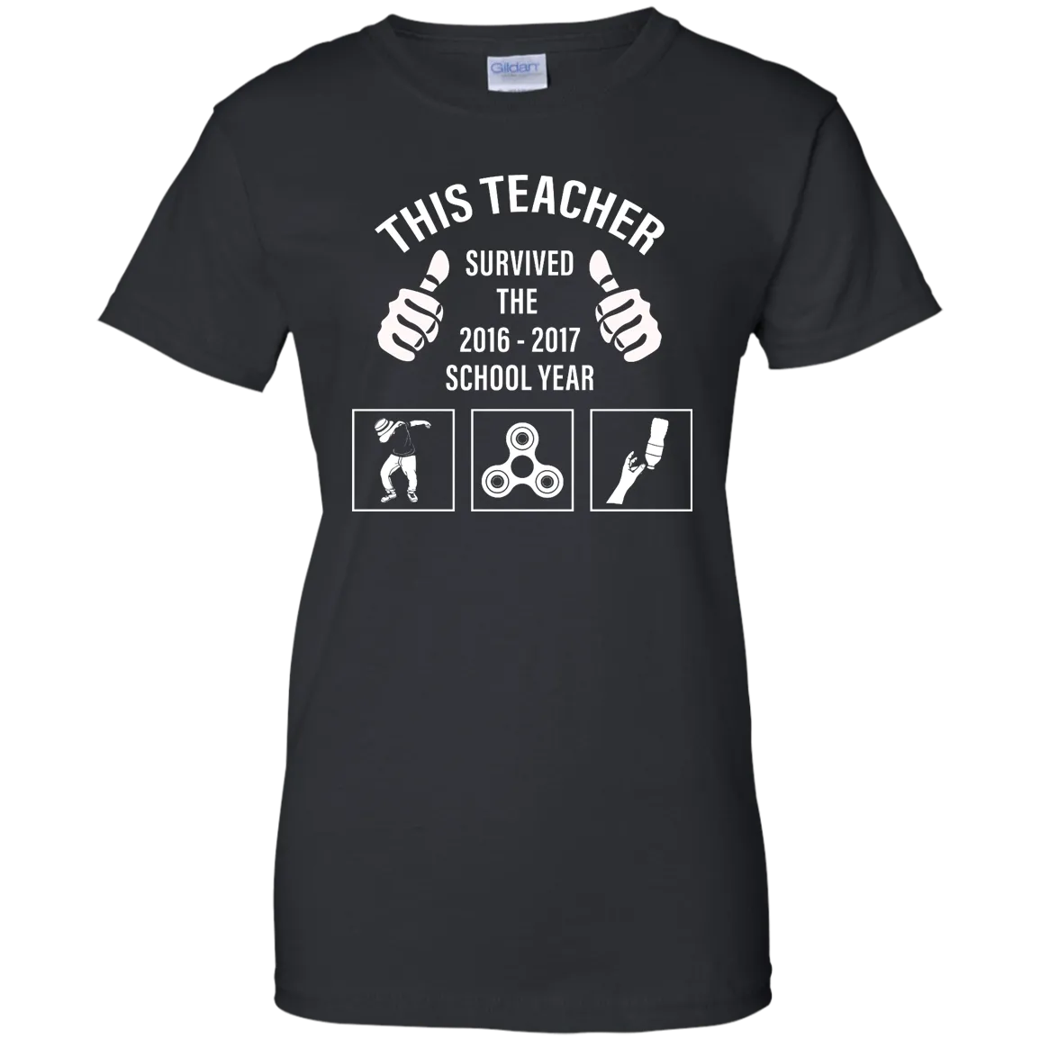 This Teacher survived the 2016 - 2017 school year shirt