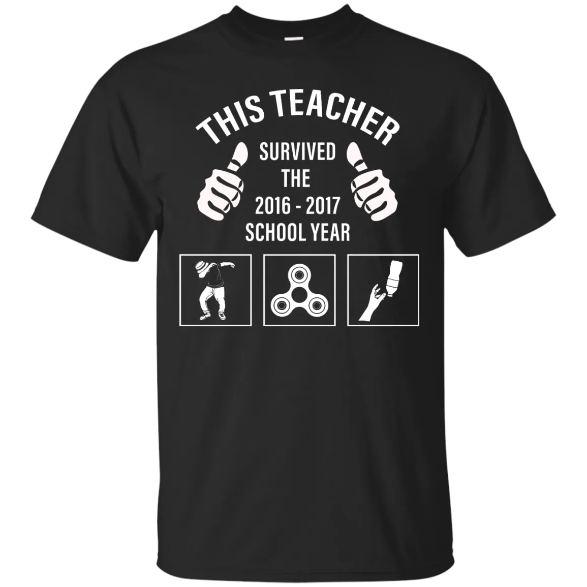 This Teacher survived the 2016 - 2017 school year shirt