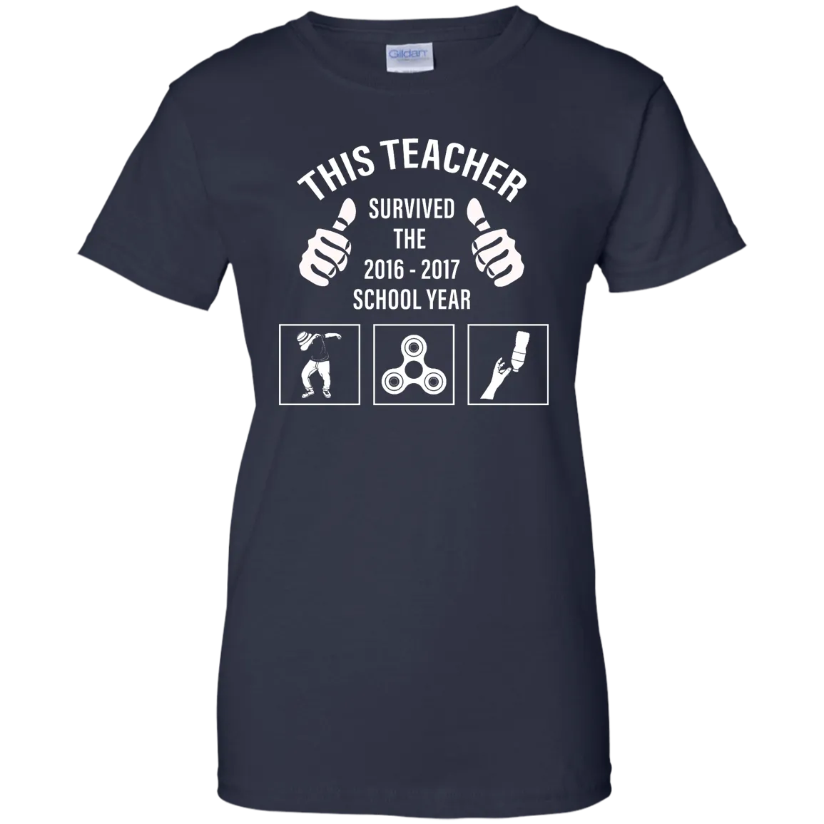 This Teacher survived the 2016 - 2017 school year shirt