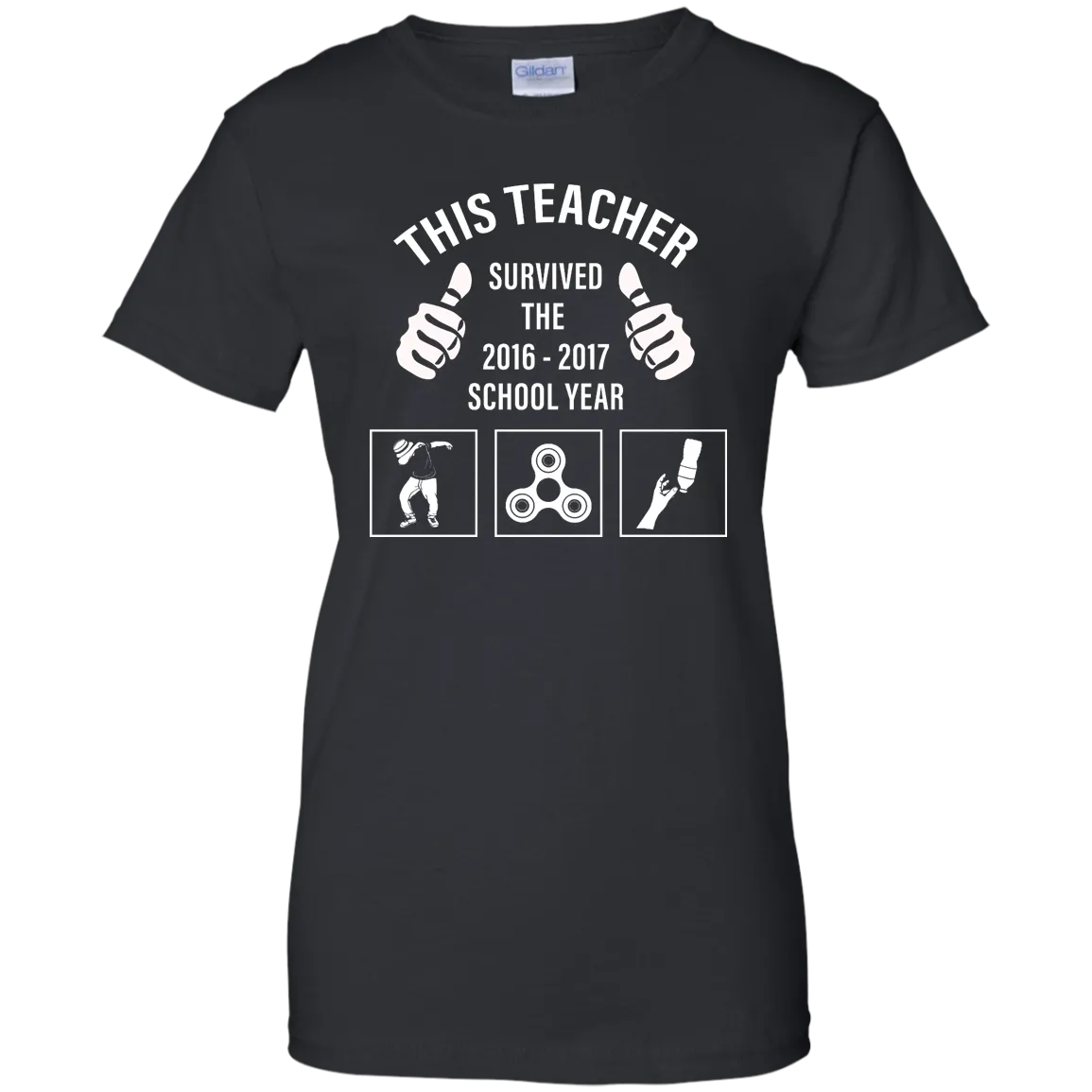 This Teacher survived the 2016 - 2017 school year shirt