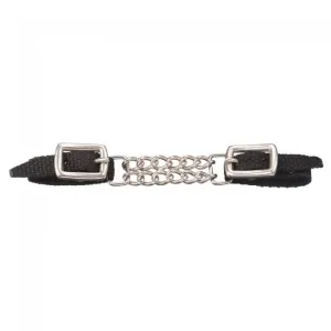Tough-1 Miniature Nylon Curb Strap with Double Chain