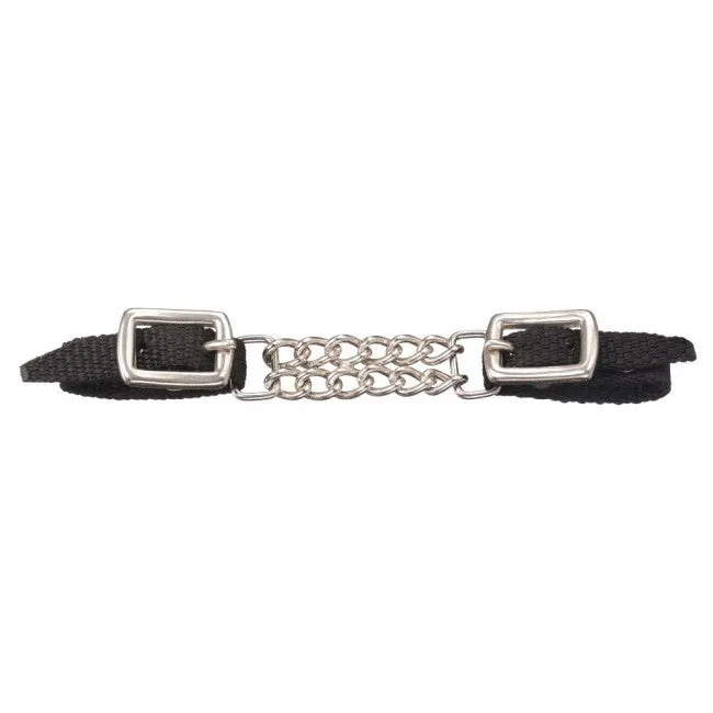 Tough-1 Miniature Nylon Curb Strap with Double Chain