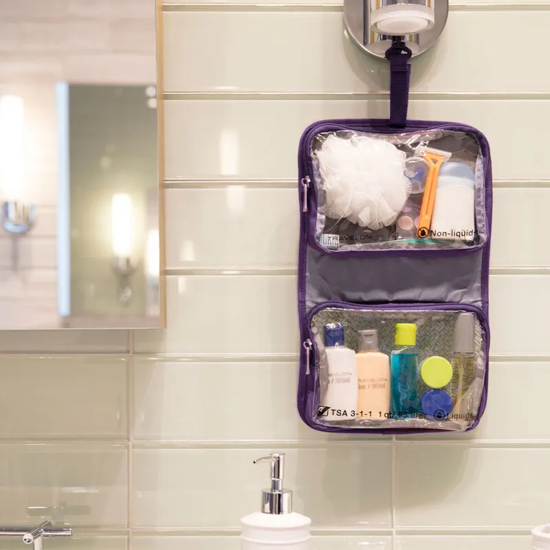 Travelon Wet/Dry 1 Quart Bag with Bottles and Jars