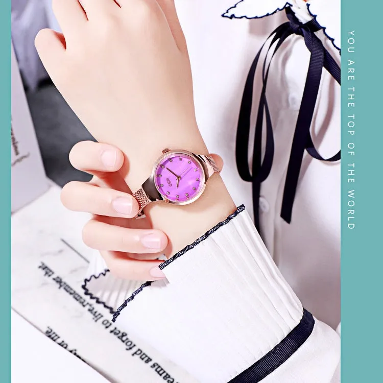 Ultra-thin Mesh Strap Women's Watch