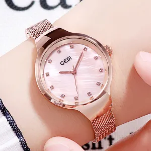 Ultra-thin Mesh Strap Women's Watch
