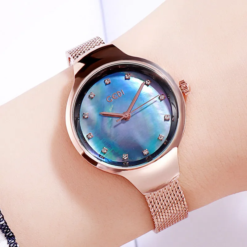 Ultra-thin Mesh Strap Women's Watch