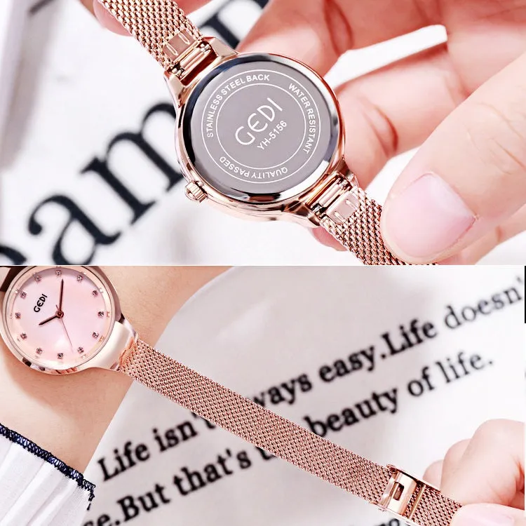Ultra-thin Mesh Strap Women's Watch