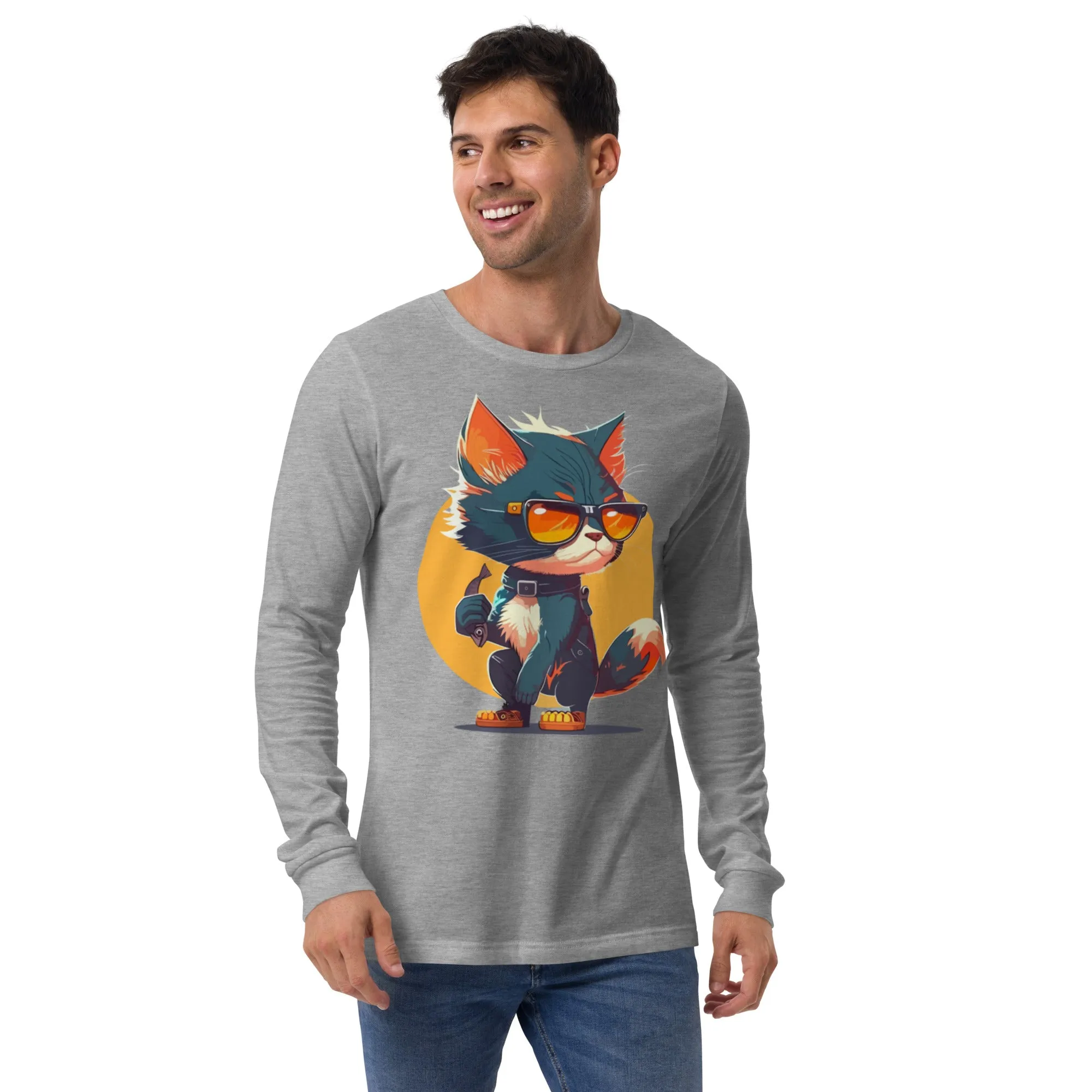 Unisex Long Sleeve Tee. Fun Tee, Back to School, Gift S To 2XL