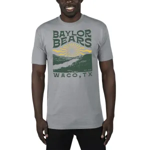 USCAPE Baylor University Sunburst Renew Short Sleeve Tee, Stormy Grey