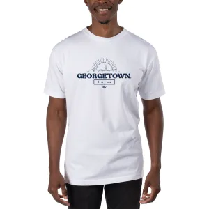USCAPE Georgetown University Old School Short Sleeve Tee, White