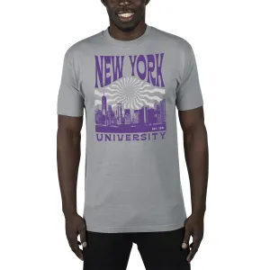 USCAPE New York University Sunburst Renew Short Sleeve Tee, Stormy Grey