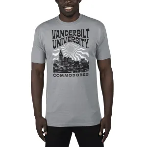 USCAPE Vanderbilt University Sunburst Renew Short Sleeve Tee, Stormy Grey