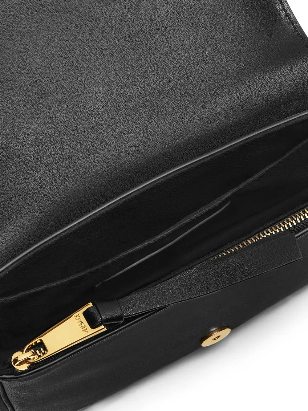 Versace tag leather mini bag