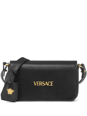 Versace tag leather mini bag