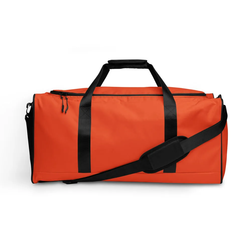 Vibrant Orange - Sustainably Made Duffle Bag