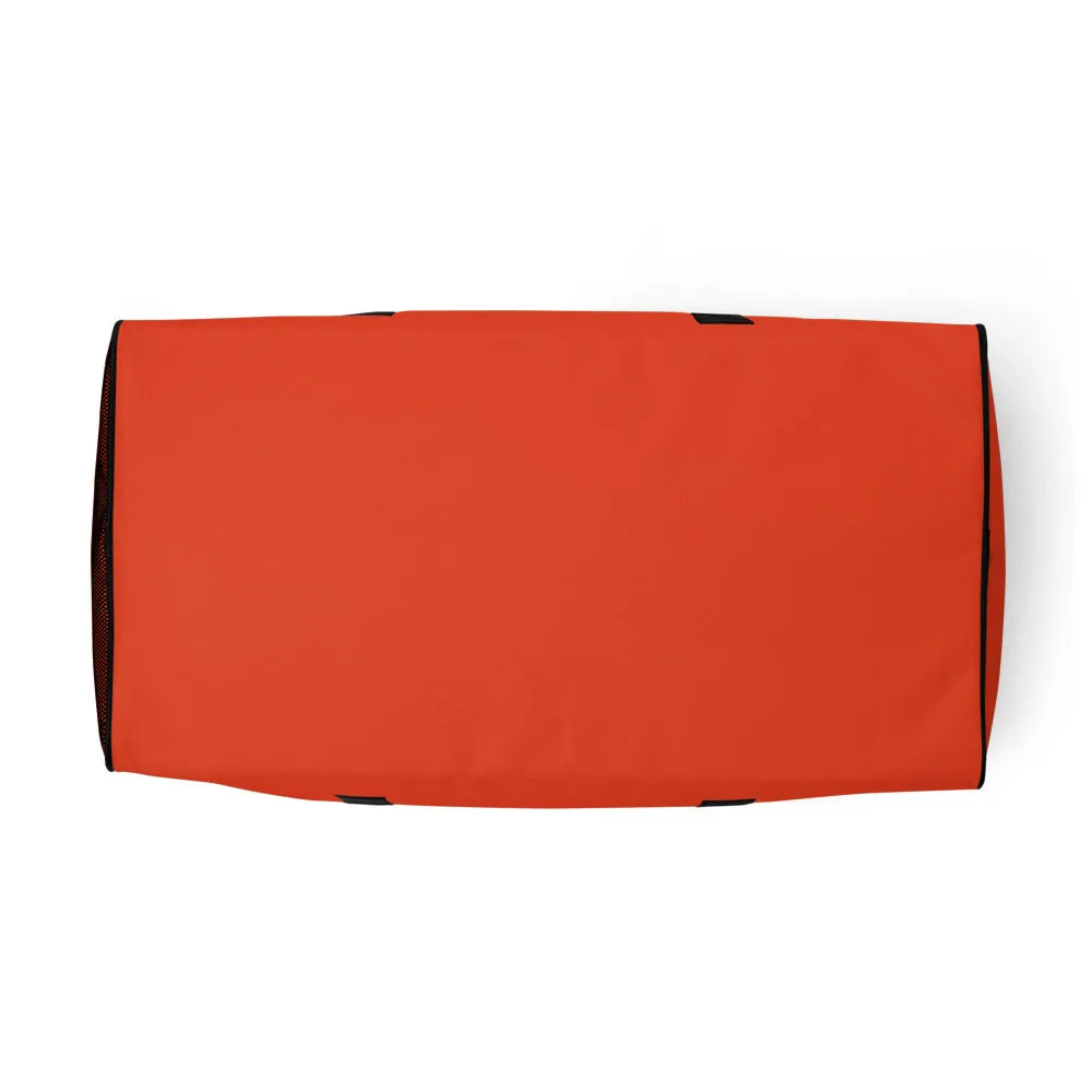 Vibrant Orange - Sustainably Made Duffle Bag