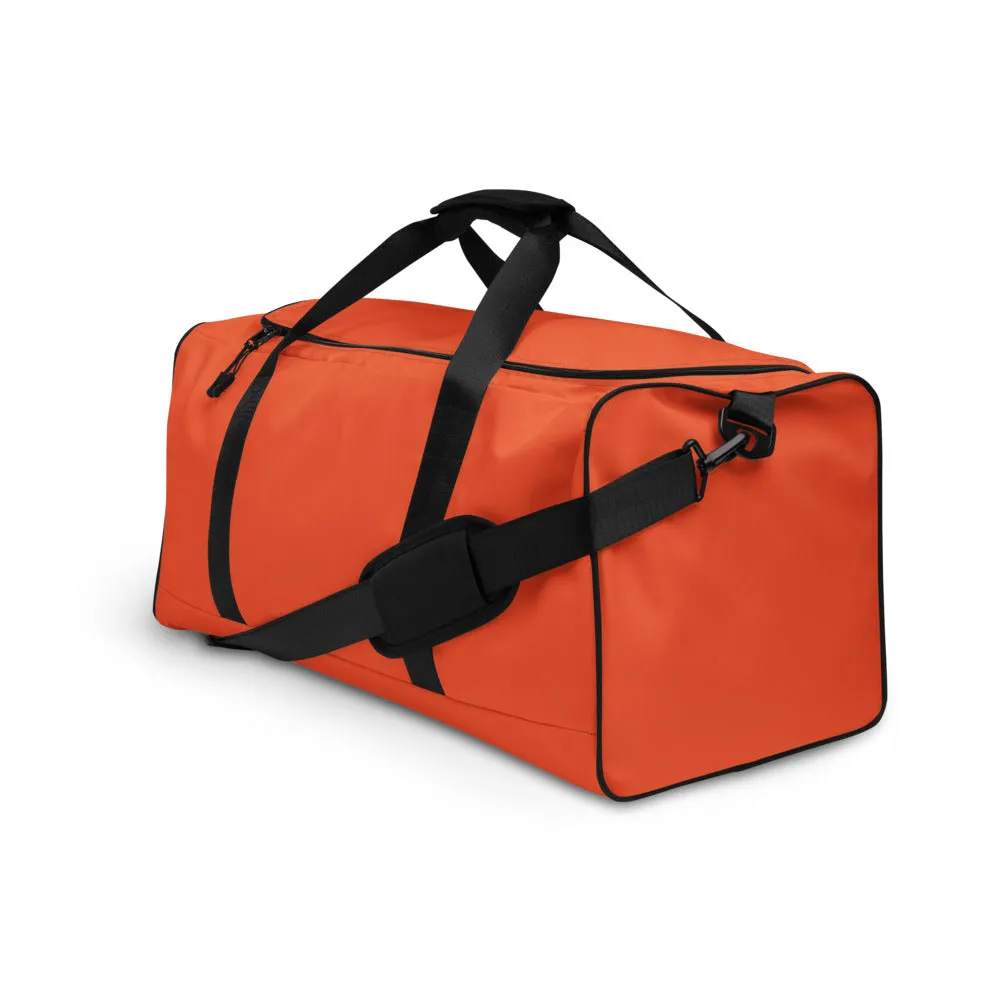 Vibrant Orange - Sustainably Made Duffle Bag