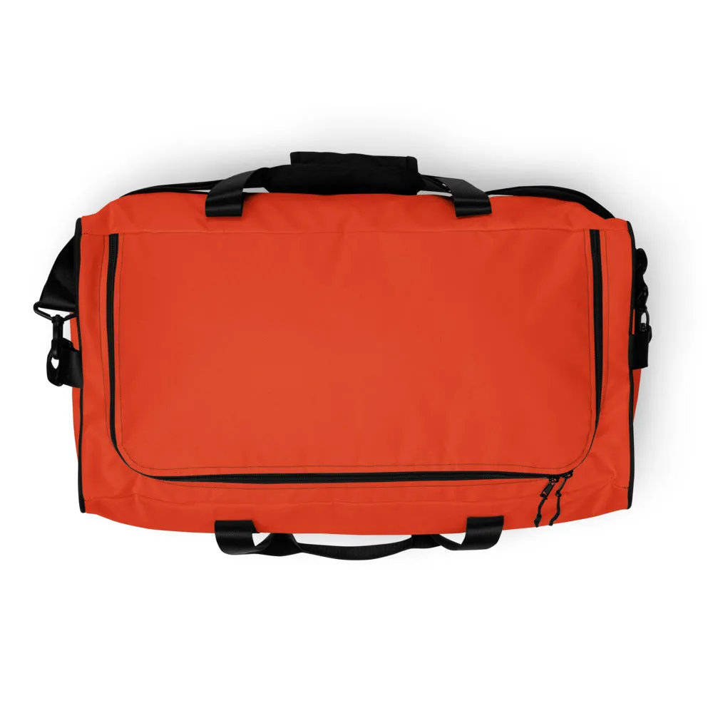 Vibrant Orange - Sustainably Made Duffle Bag