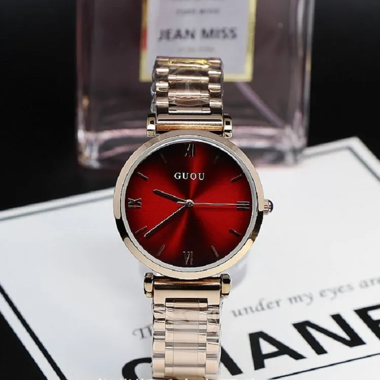 Vintage Round Dial Women's Watch