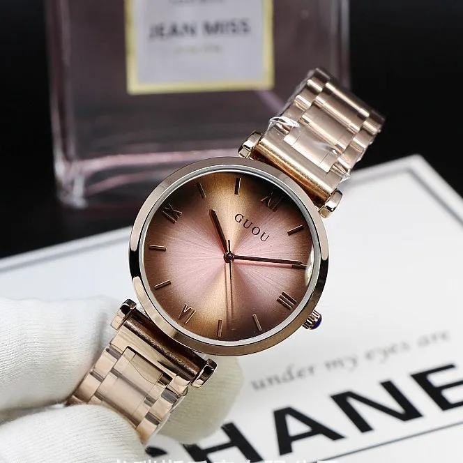 Vintage Round Dial Women's Watch