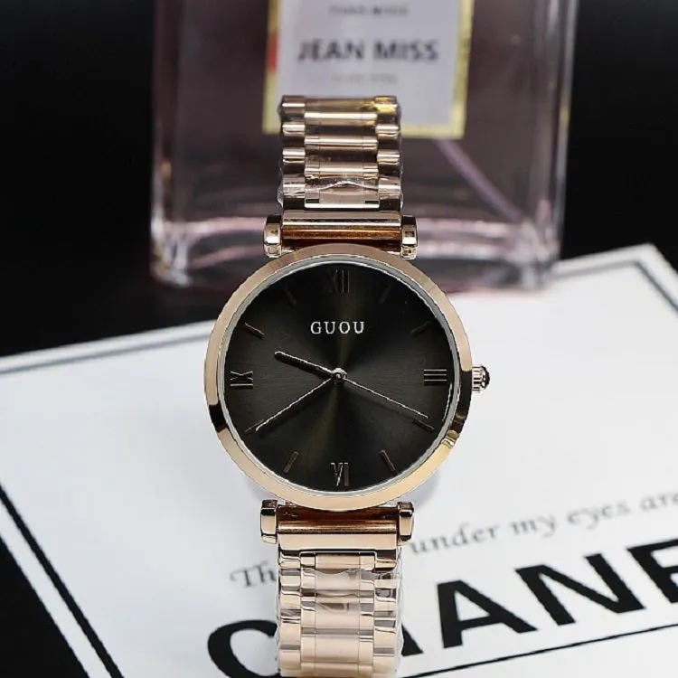 Vintage Round Dial Women's Watch