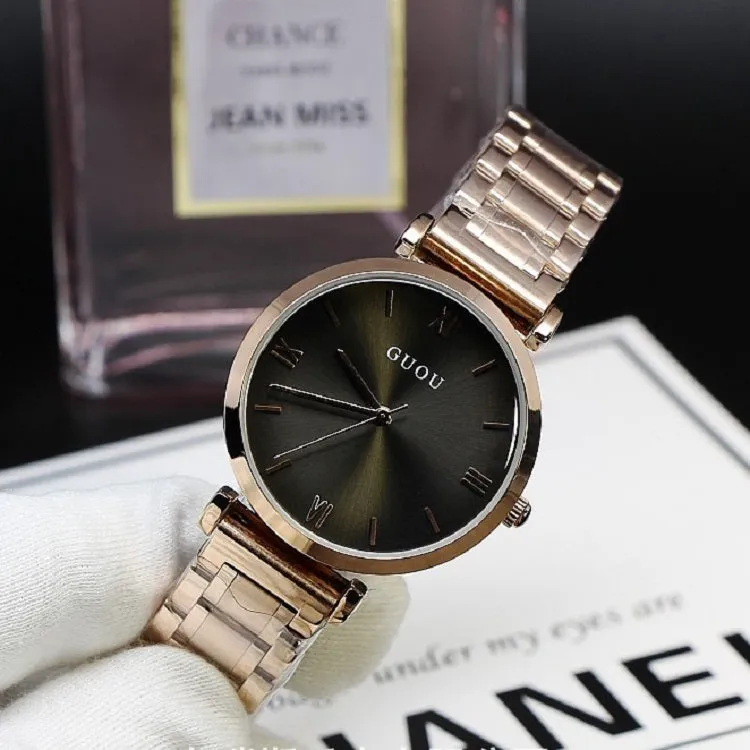 Vintage Round Dial Women's Watch