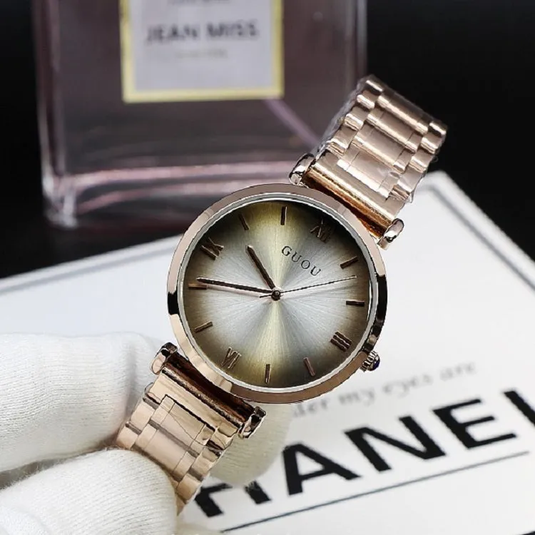 Vintage Round Dial Women's Watch