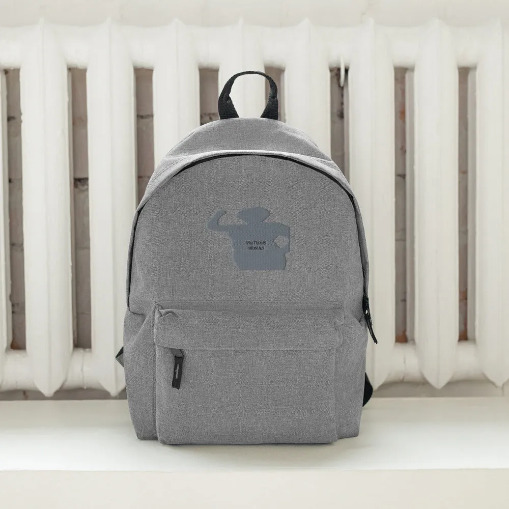 Virtuous Woman Embroidered Backpack