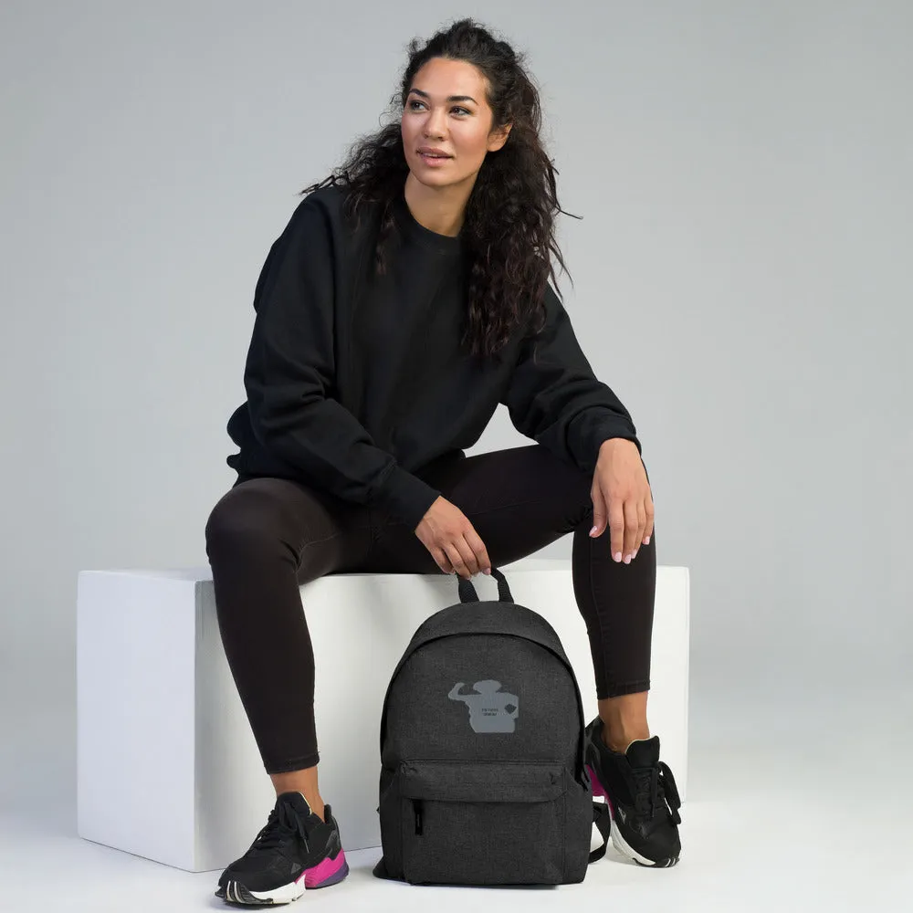 Virtuous Woman Embroidered Backpack