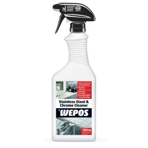 Wepos Stainless Steel & Chrome Cleaner 750ml