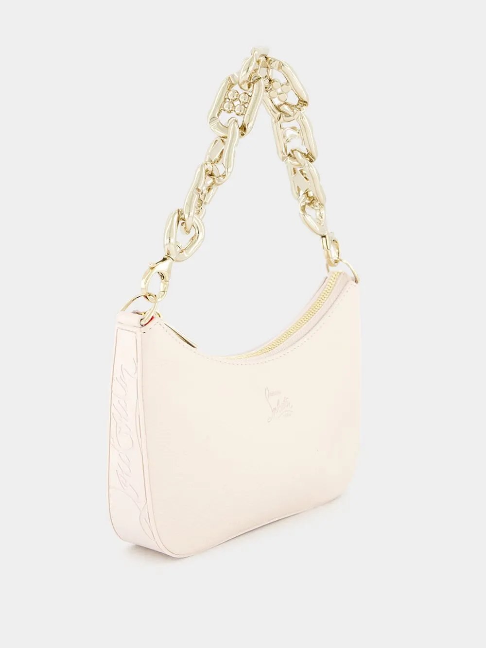 White Loubila Chain Mini Bag