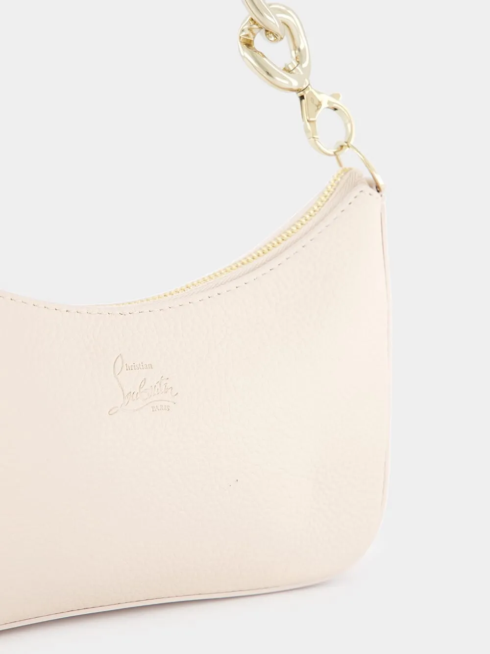 White Loubila Chain Mini Bag