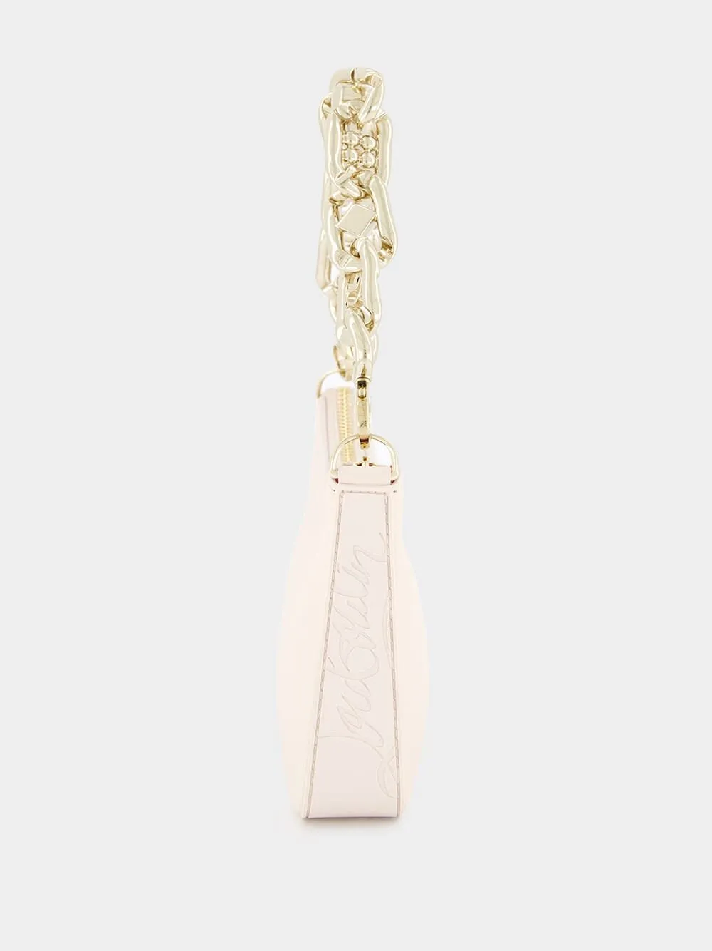 White Loubila Chain Mini Bag