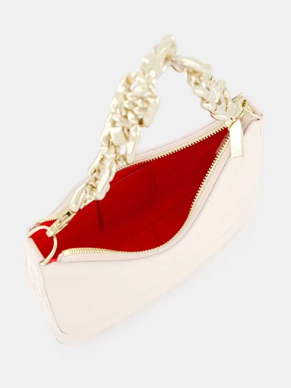 White Loubila Chain Mini Bag