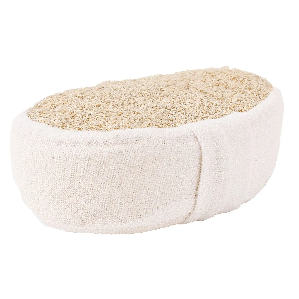Wholesale Vegan 2-IN-1 Loofah Bath Sponge with strap