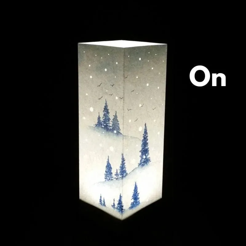 Winter Wonderland Christmas Shadow Lamp