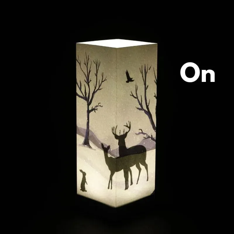 Winter Wonderland Christmas Shadow Lamp