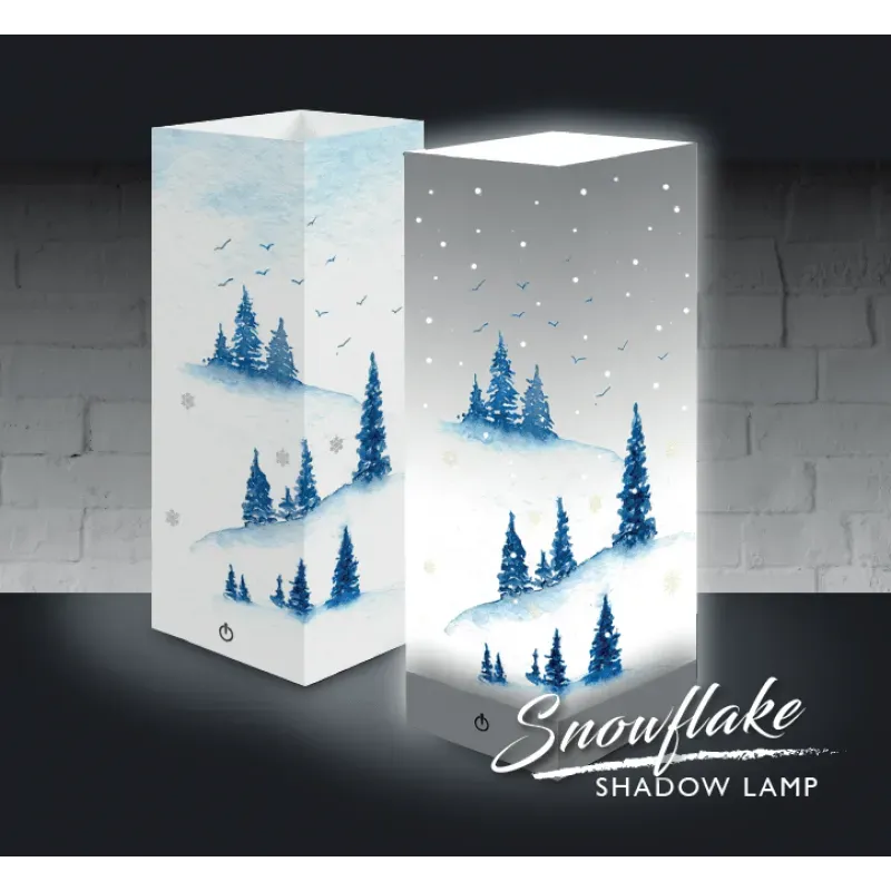 Winter Wonderland Christmas Shadow Lamp