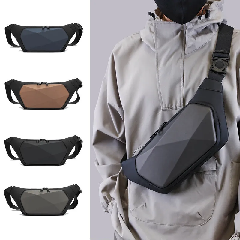 Women's & Men's & Hard Shell Waterproof Commuting Men's Chest Bags