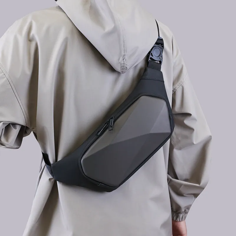 Women's & Men's & Hard Shell Waterproof Commuting Men's Chest Bags